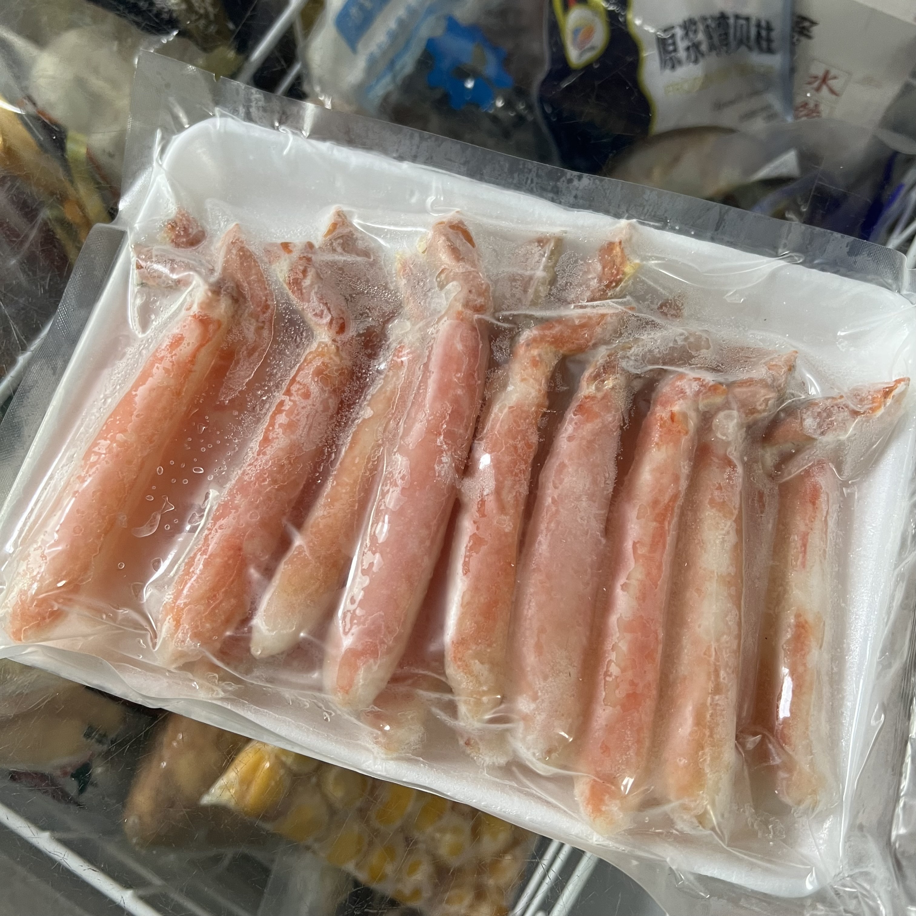雪蟹关节棒肉 即食雪蟹拐棒 蟹腿肉 熟冻日式 料理 蟹肉 500克/袋